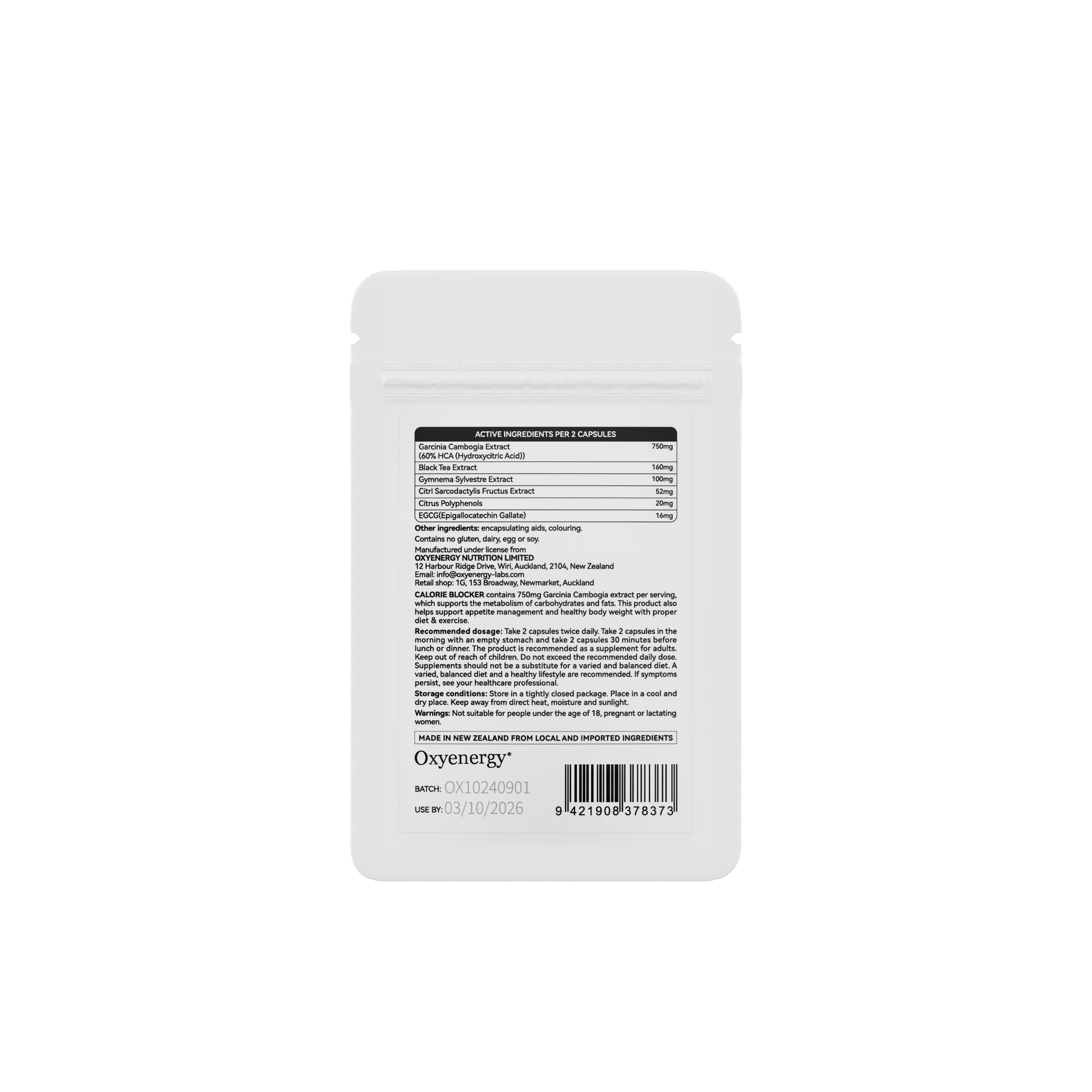 Calorie Blocker Sachet - Trial Sachet - Image 3