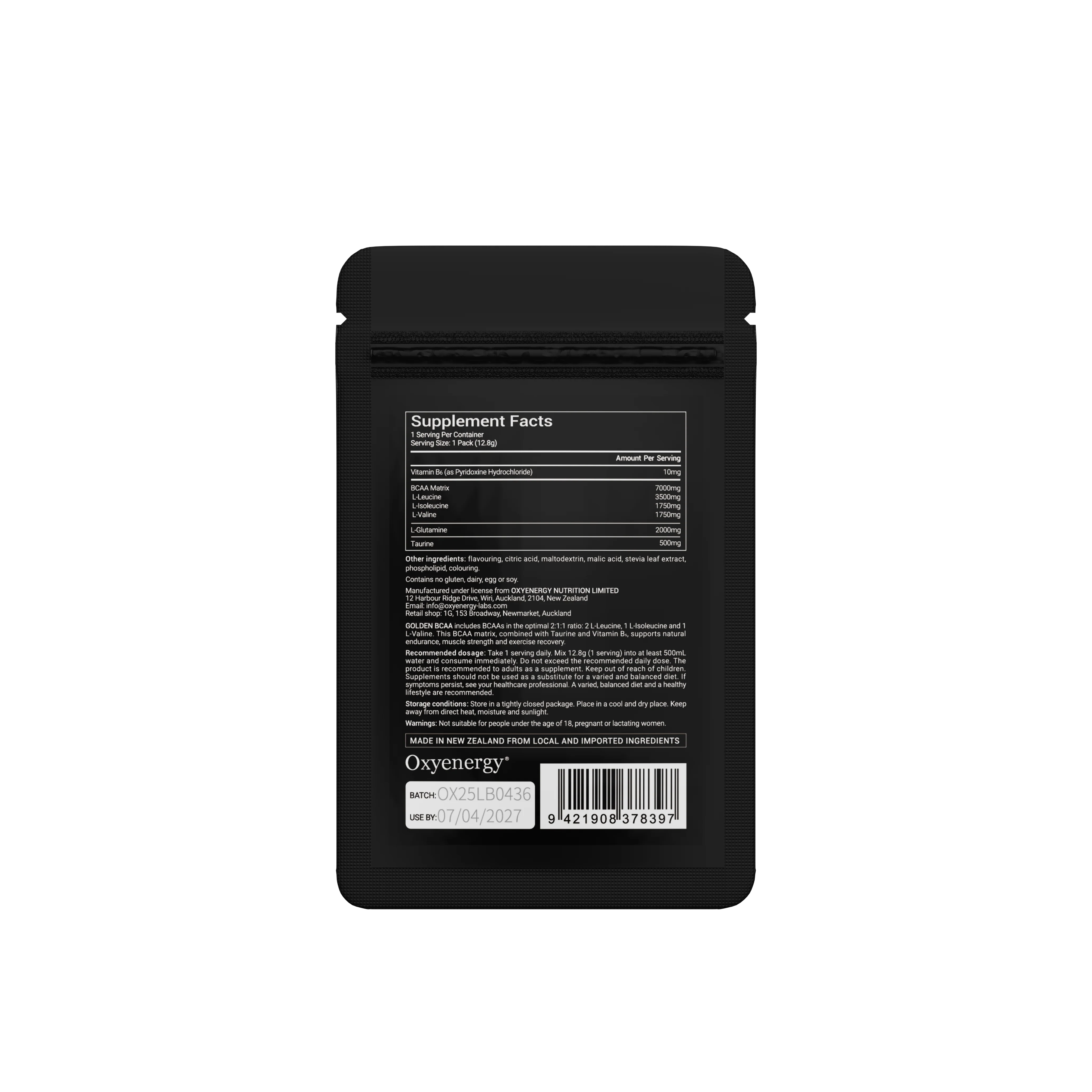 GOLDEN BCAA Sachet - Trial Sachet - Image 3