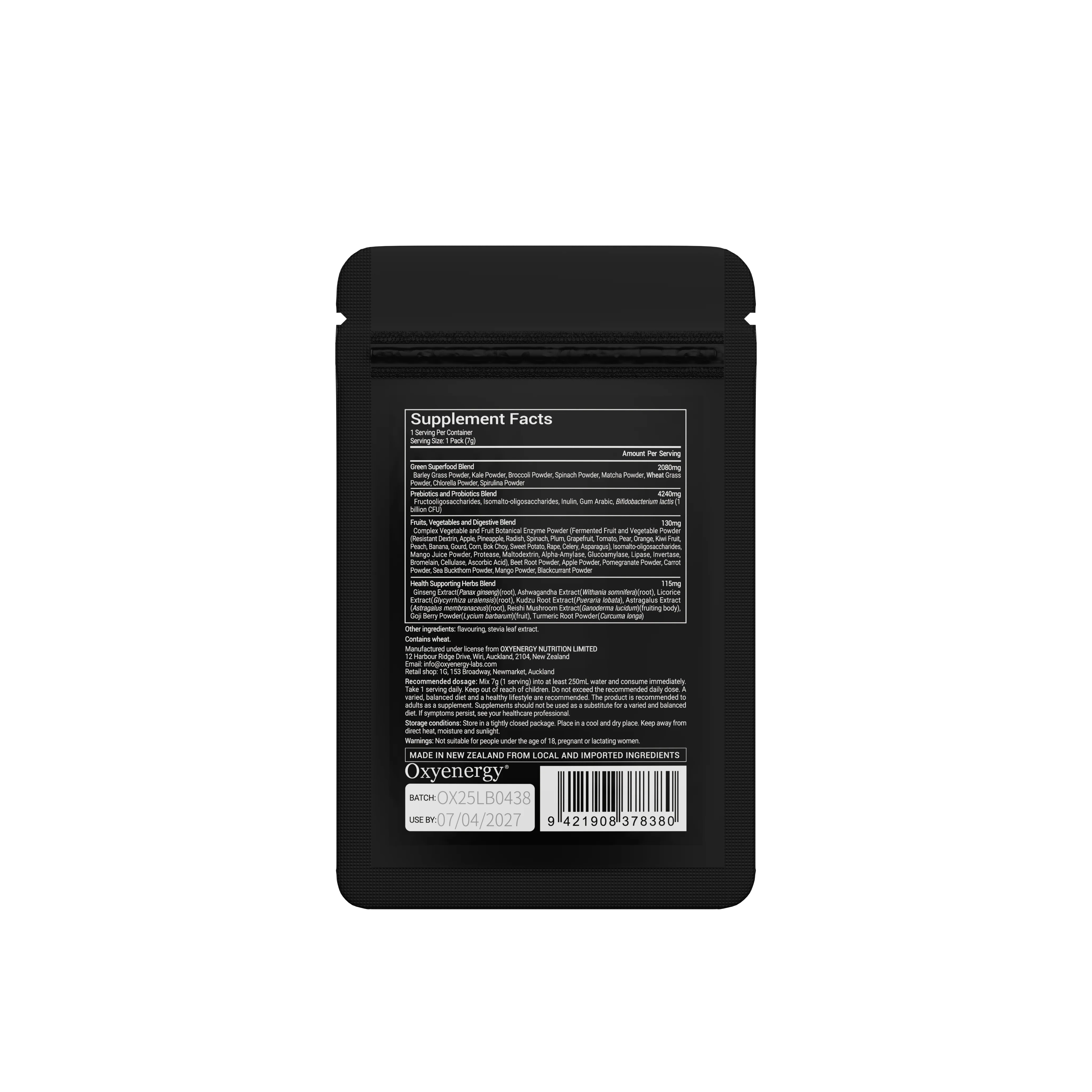 SUPER GREENS Sachet - Trial Sachet - Image 3